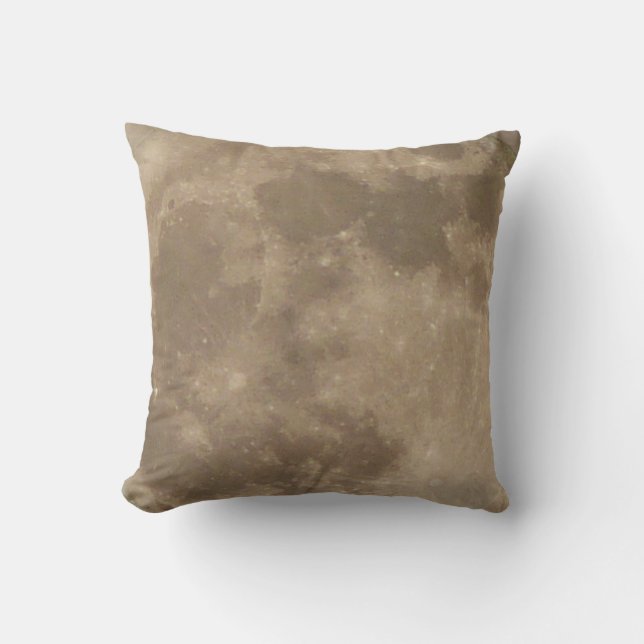 Moon Pillow Full Moon Throw Pillow Personalized (Front)