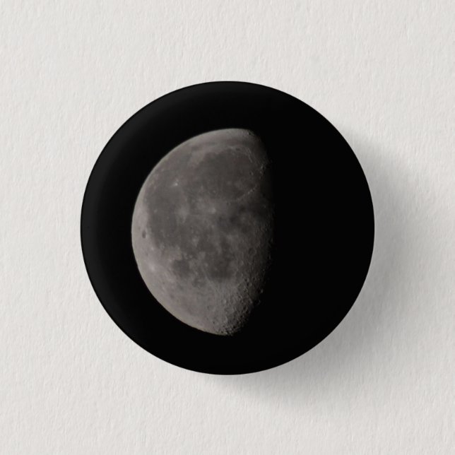 Moon Pinback Button (Front)