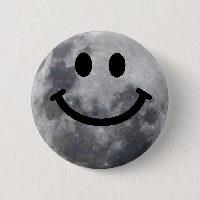 Moon Pinback Button (Front)