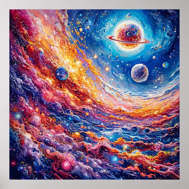 🌙 Moon Planets Galaxy Decor Gift For Kids Room 🚀 (Front)