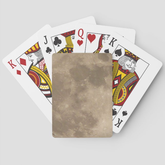 Moon Playing Cards Full Moon Cards Moon Gifts (Back)