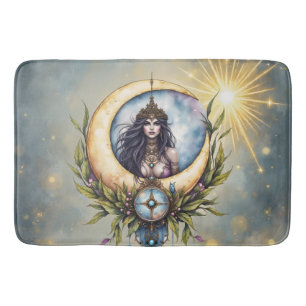 Moon Priestess – Keeper of the Celestial Balance.  Bath Mat