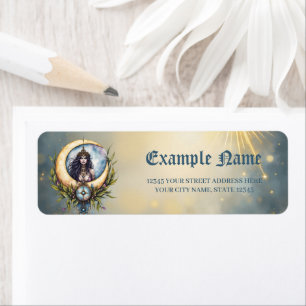 Moon Priestess – Keeper of the Celestial Balance. Label