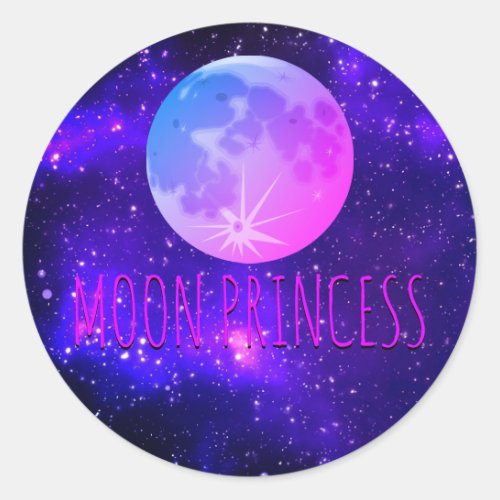 Moon Princess Galaxy Stickers