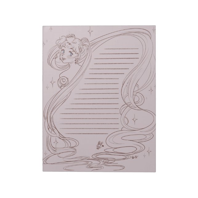 Moon Princess Serenity Notepad (Rotated)