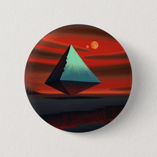 Moon Pyramid Button (Front)