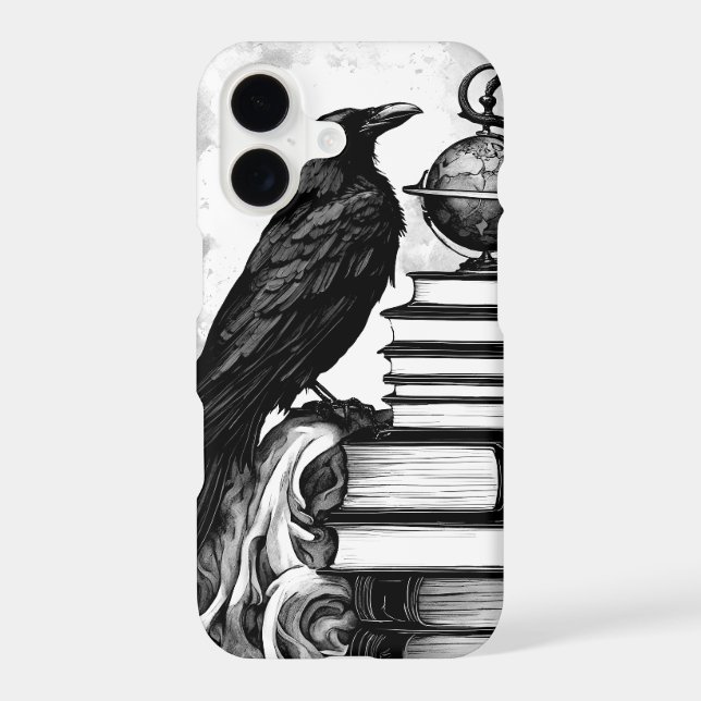 Moon Raven Iphone Case (Back)