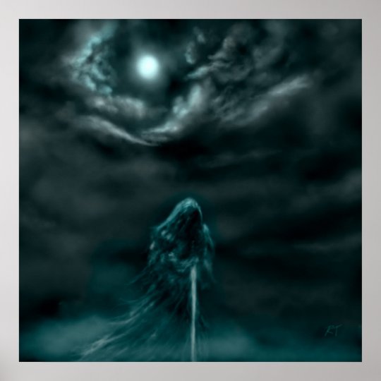 Reaper Of The Drifting Moon 51 Moon Reaper Poster | Zazzle.com