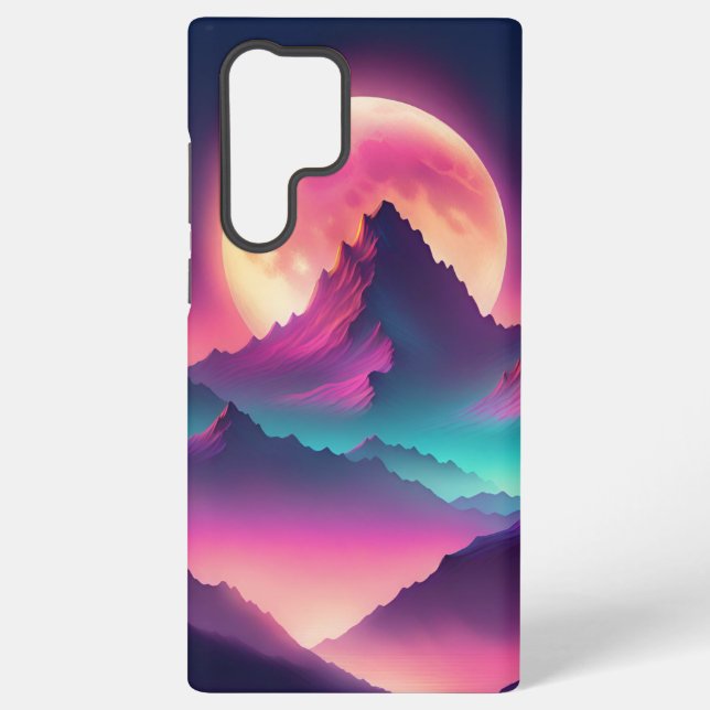 moon rising samsung galaxy case (Back)