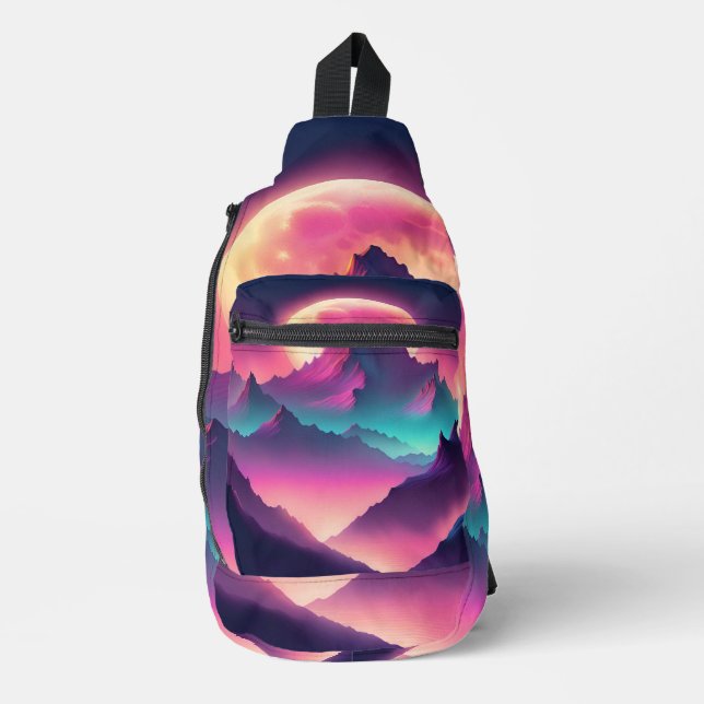 moon rising sling bag (Front)