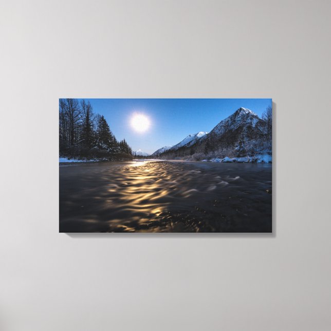 Moon River Canvas Print (Front)