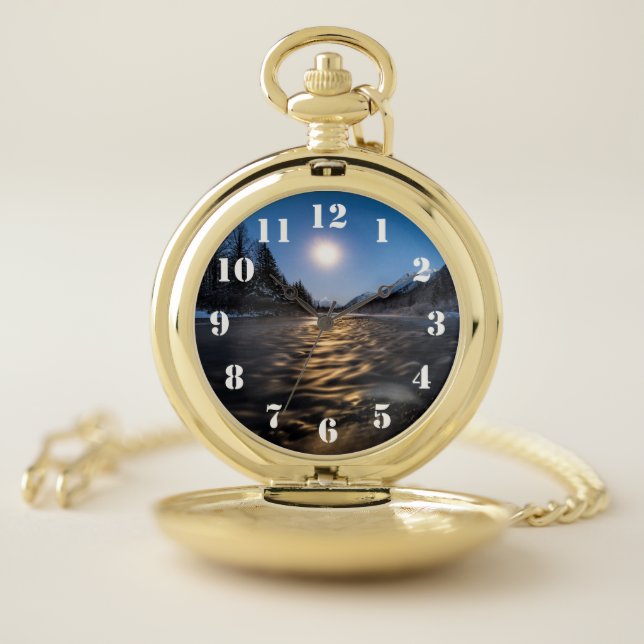 Moon River Pocket Watch (Inside)