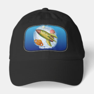 Moon rocketship hat
