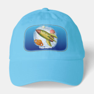 Moon  rocketship hat