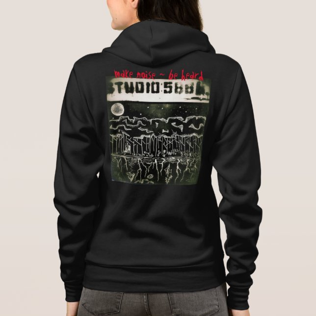 moon roots studio586b plus noise hoodie (Back)