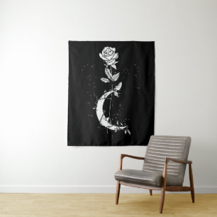 Moon Rose Tapestry