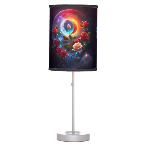 Moon Roses Table Lamp