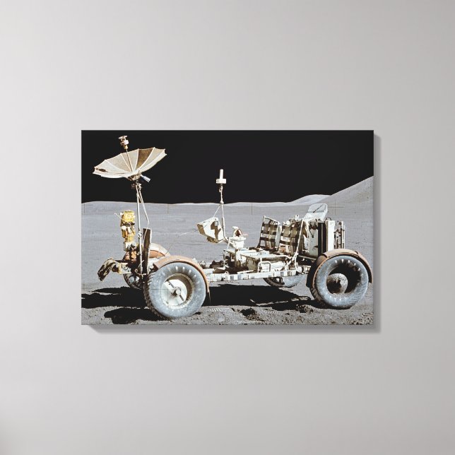 Moon Rover Canvas Print (Front)