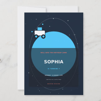 Moon Rover Invitation