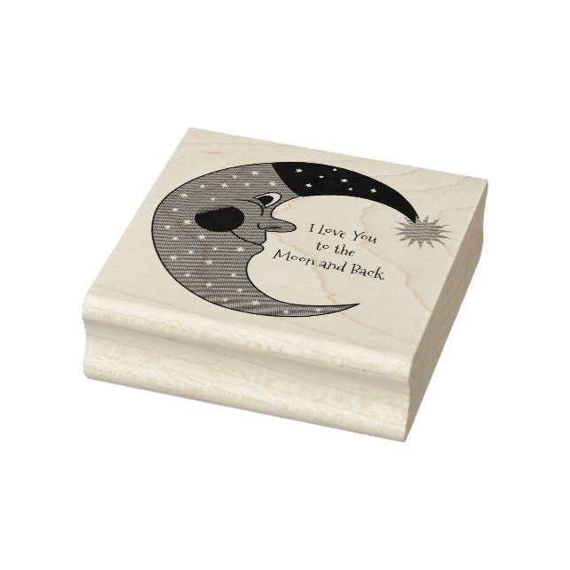 Moon Rubber Stamp (Stamp)