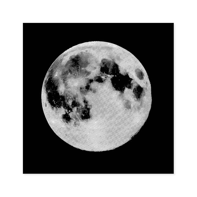 MOON RUBBER STAMP (Imprint)