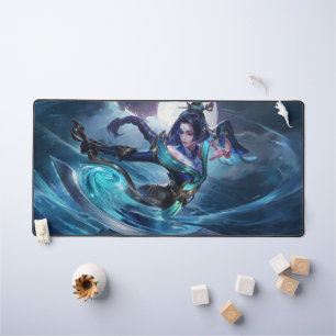 Moon Scorn Gaming Desk Mat Lunar Queen Mousepad