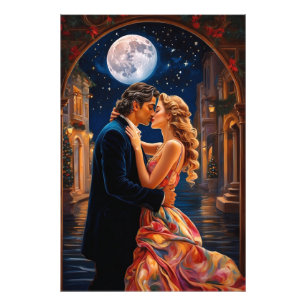 *~* Moon Sea Fantasy Couple Romantic AP51  Photo Print