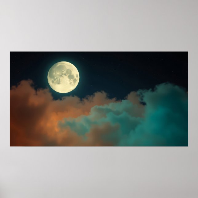 Moon Serenity Poster (Front)