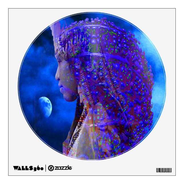 Moon Shadow Wall Decal (Front)