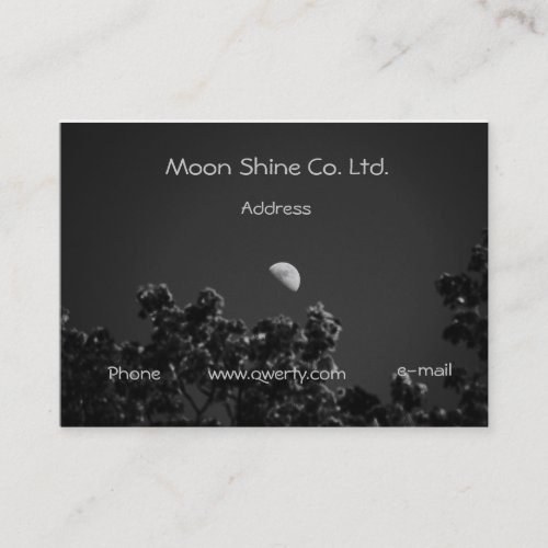 Moon Shine Business Card