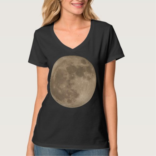 Moon Shirt Full Moon T_shirt Ladys Moon Shirt