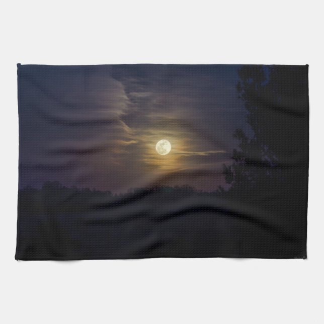 Moon Silhouette Towel (Horizontal)