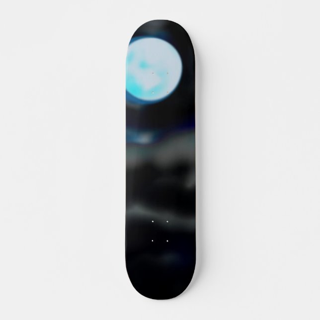 Moon Skateboard Deck (Front)