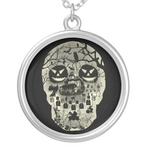 Moon Skull Necklace