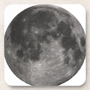 Moon Space Office Party Shower Peace Love Art Beverage Coaster