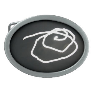 Moon Spiral belt buckle