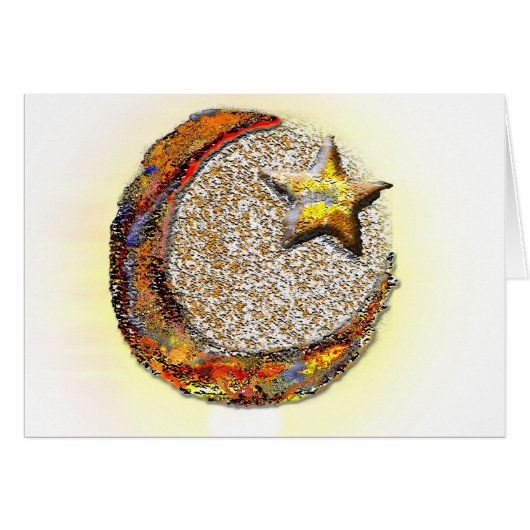 Moon-Star -Islam Cards (Front Horizontal)