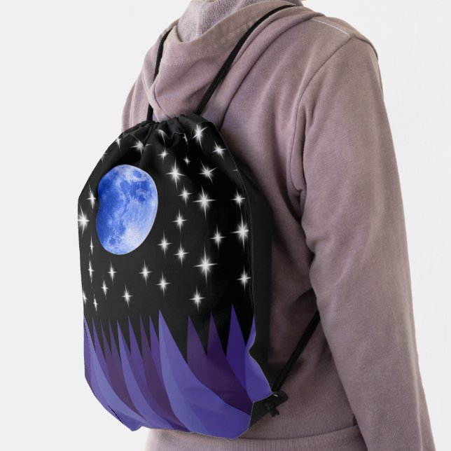 Moon Starlight Drawstring Backpack (Insitu)
