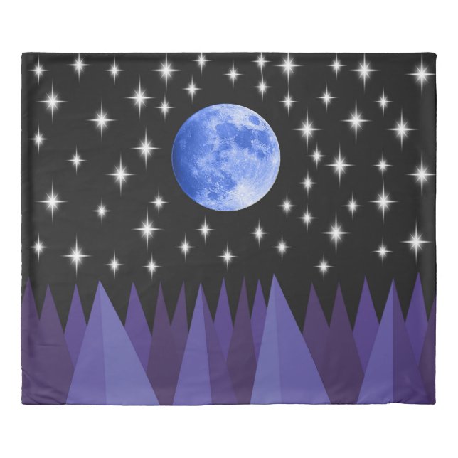 Moon Starlight Duvet Cover (Front)
