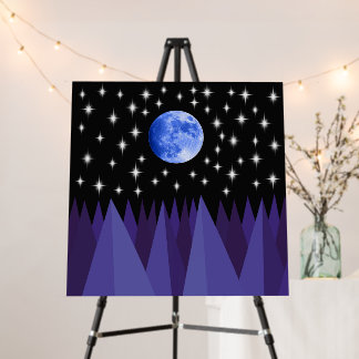 Moon Starlight  Foam Board