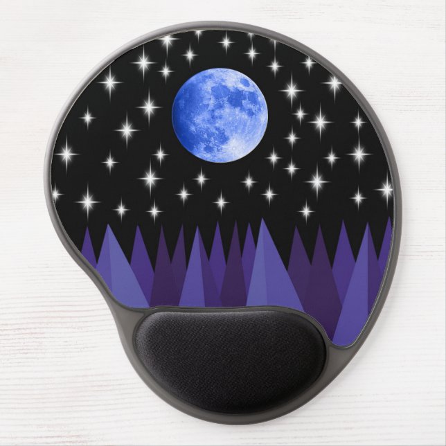 Moon Starlight Gel Mousepad (Front)