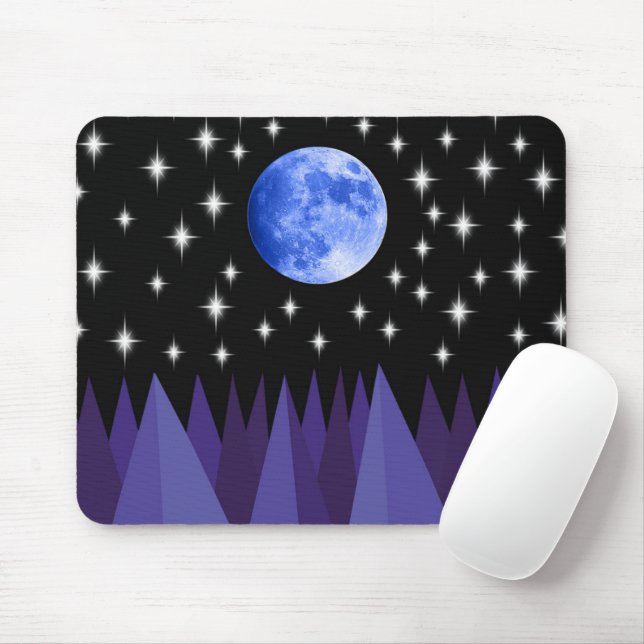 Moon Starlight Mousepad (With Mouse)