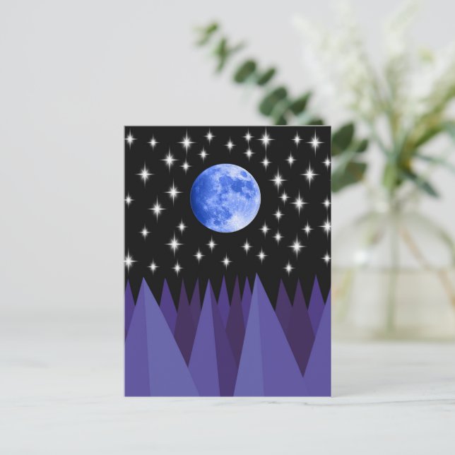 Moon Starlight Postcard (Standing Front)