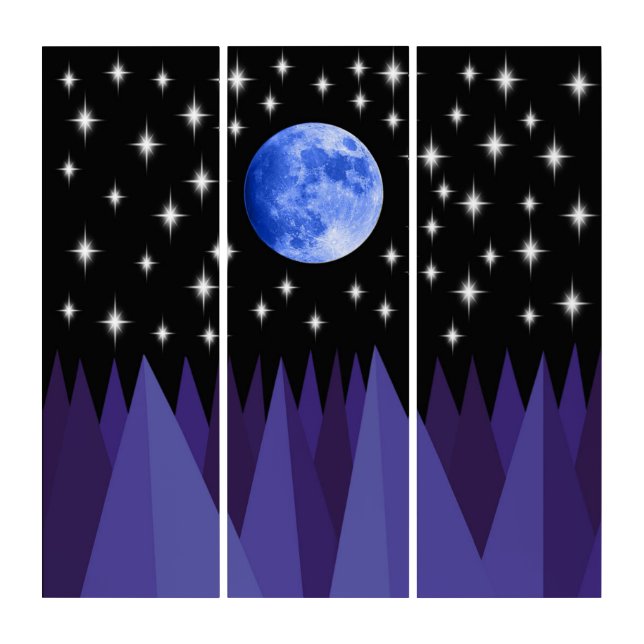 Moon Starlight Triptych (Front)