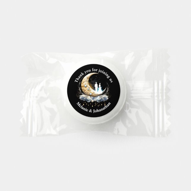 Moon starry night sky celestial luna chic life saver® mints (Front)