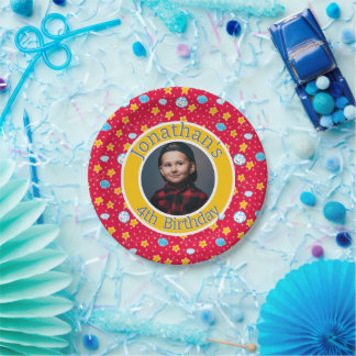 Moon Stars and Asteroid Space Adventure Paper Plates