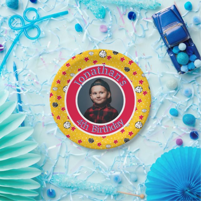 Moon Stars and Asteroid Space Adventure Paper Plates (Party)