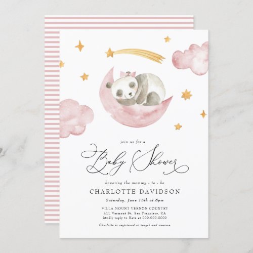 Moon & Stars Baby Animal Pink Girl Baby Shower Invitation - Moon & Stars Baby Animal Pink Girl Baby Shower Invitation
Message me for any needed adjustments :)