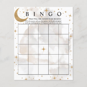 Moon Stars Bingo Baby Shower Games