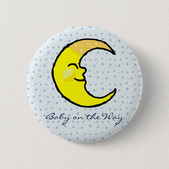 Moon & Stars Button (Front)